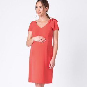 Coral Serephine Maternity Dress- NWT